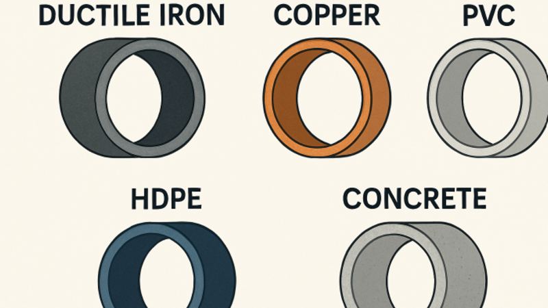 Common Materials Used in Water Distribution Systems