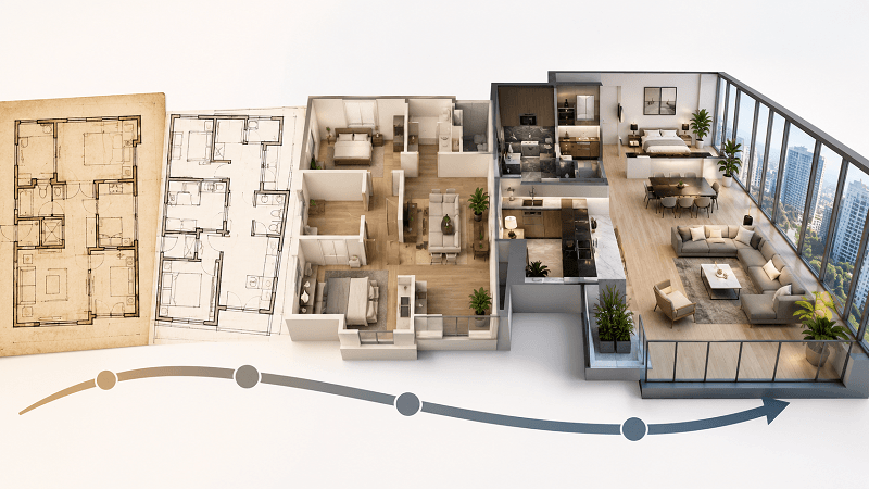 The Evolution of Apartment Floor Plans in Urban Living